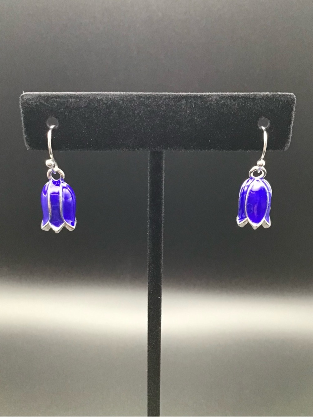 Blue Grape Hyacinth Earrings